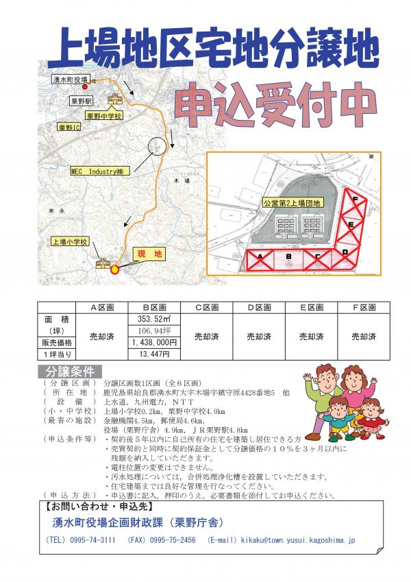 上場宅地分譲地