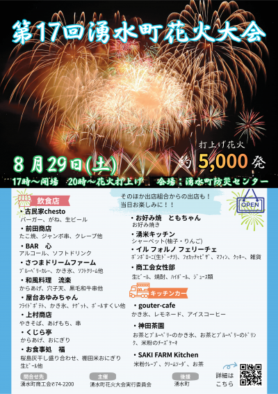 第17回湧水町花火大会